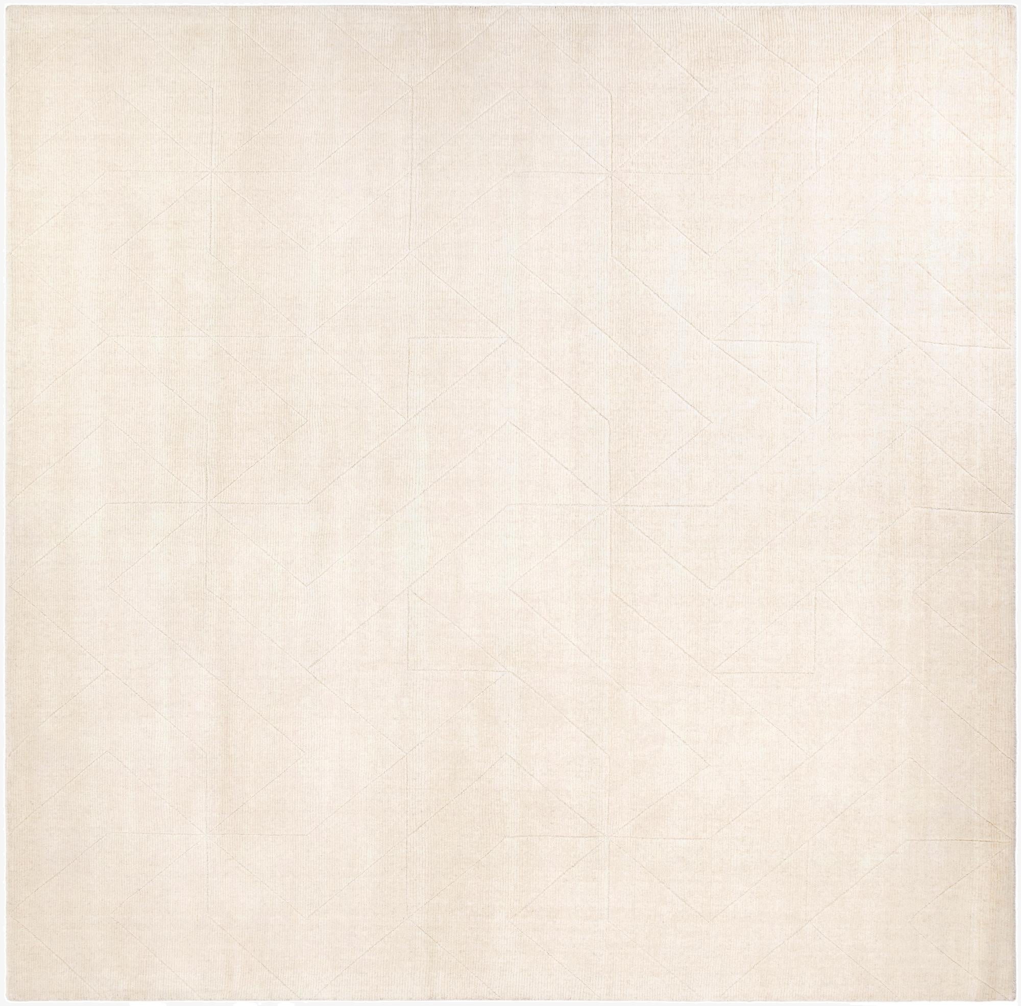 Primary image  10' x 10' WoolCraft Geometric Square Rug