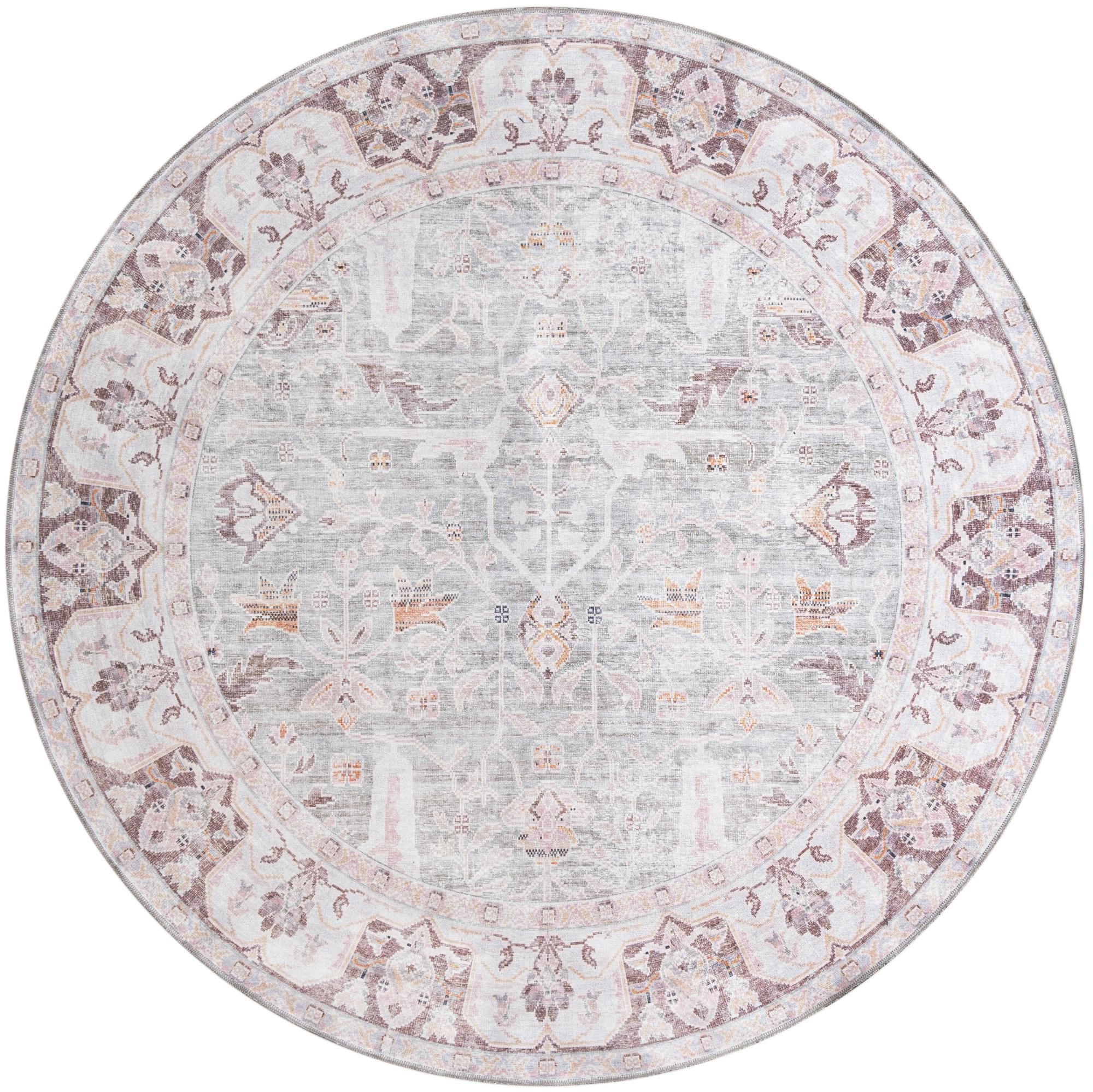 7' 10 x 7' 10 Yara Round Rug