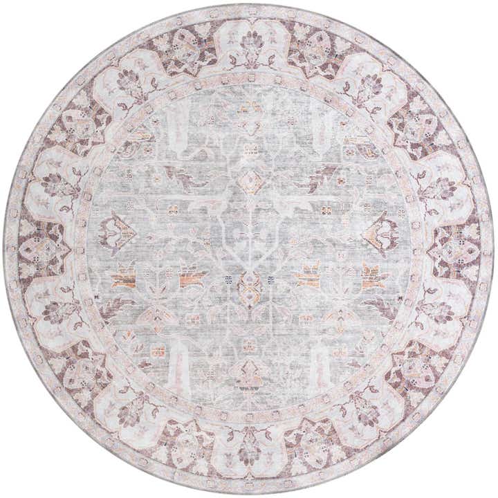 7' 10 x 7' 10 Yara Round Rug