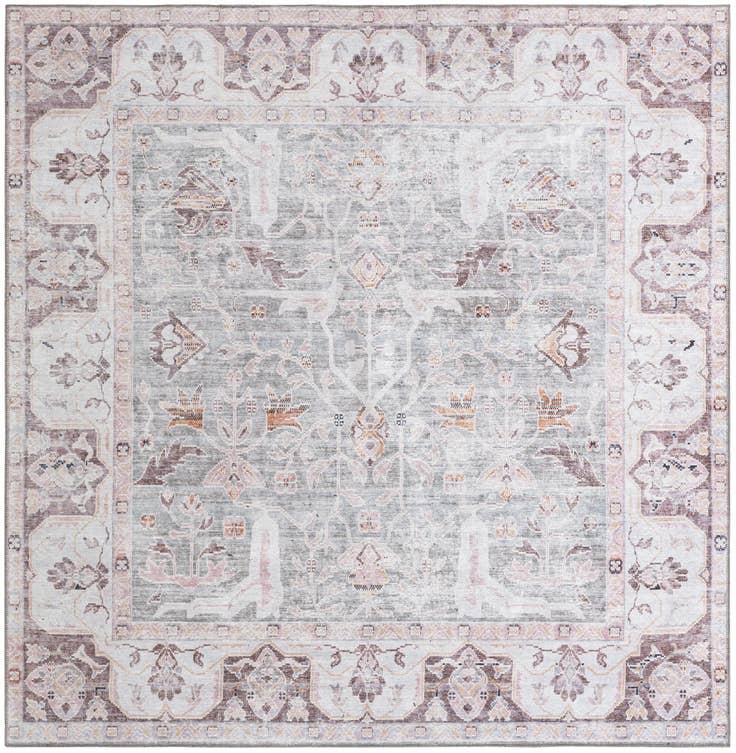 Detail image of 7' 10 x 7' 10 Yara Square Rug