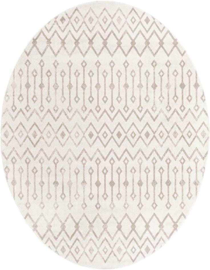 Detail image of 7' x 7' Bohemian Trellis Round Rug