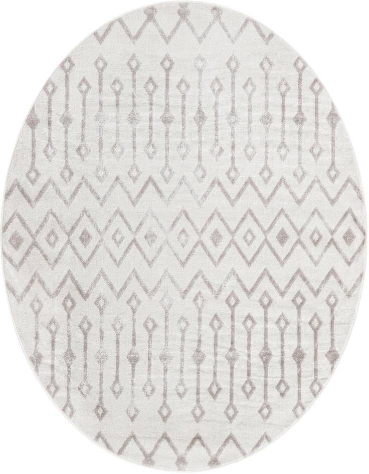 Detail image of 3' x 3' Bohemian Trellis Round Rug