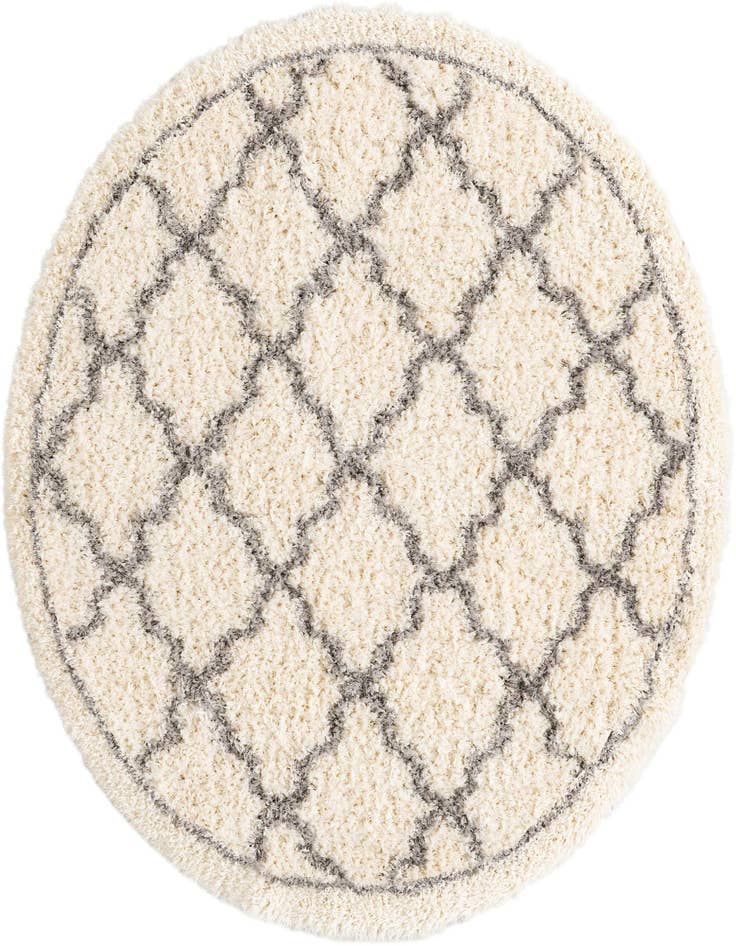 Detail image of 5' x 5' Infinity Shag Round Rug