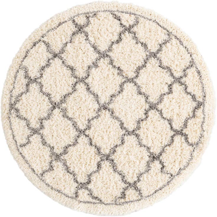 Detail image of 5' x 5' Infinity Shag Round Rug