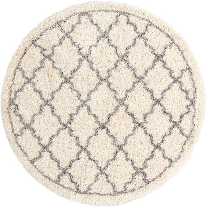 8' x 8' Infinity Shag Round Rug