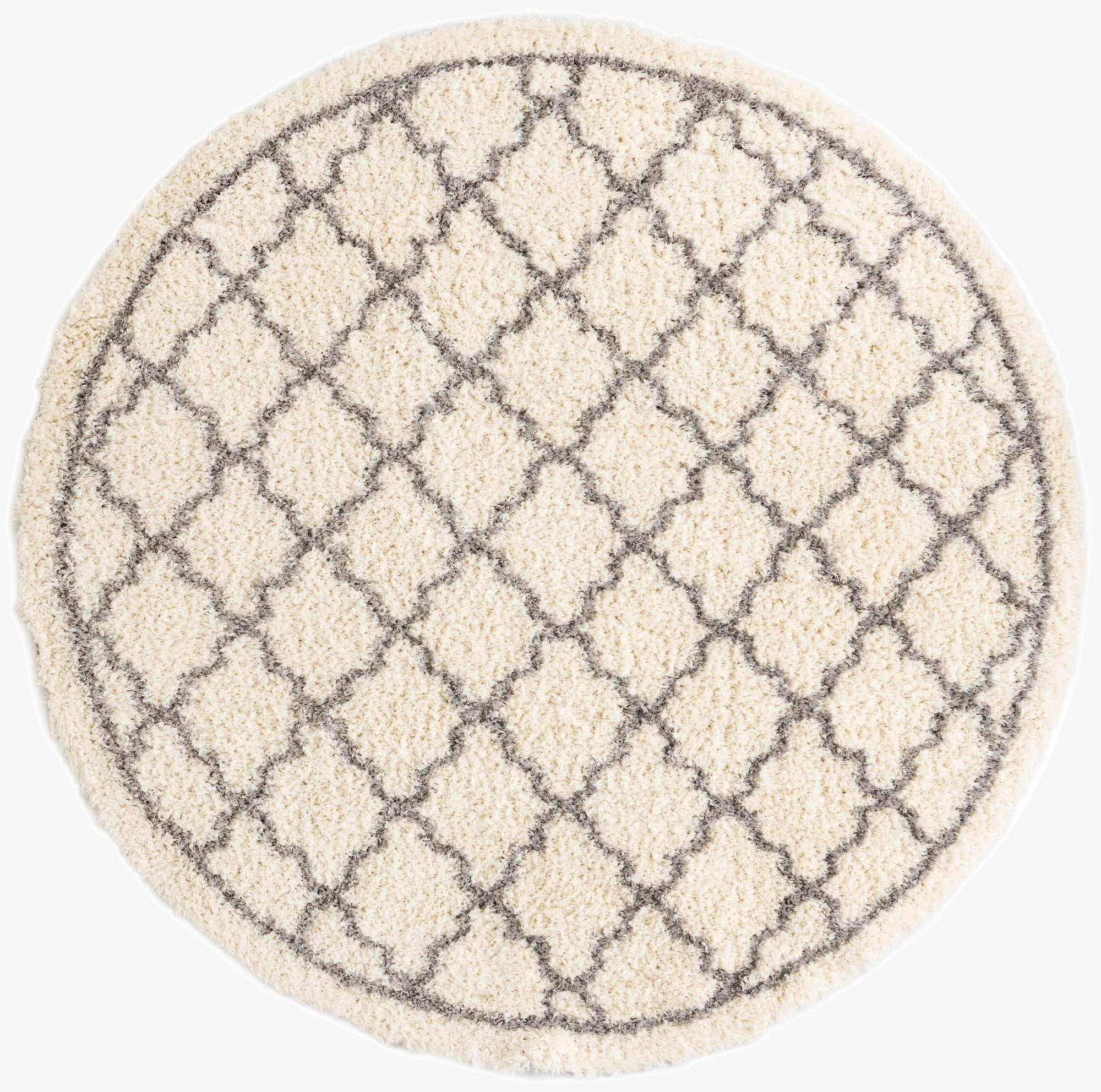 10' x 10' Infinity Shag Round Rug