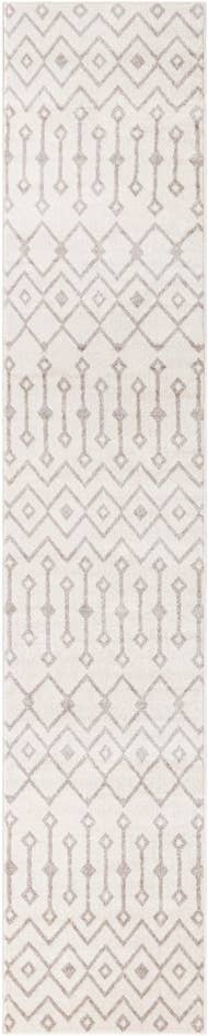 Detail image of 2' 7 x 13' Bohemian Trellis Runner Rug