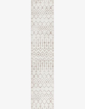 Pearl Bohemian Trellis Runner Rug
