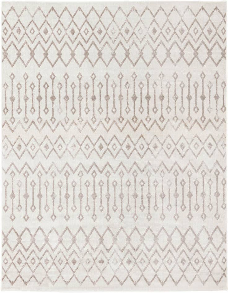 Detail image of 7' 10 x 7' 10 Bohemian Trellis Square Rug