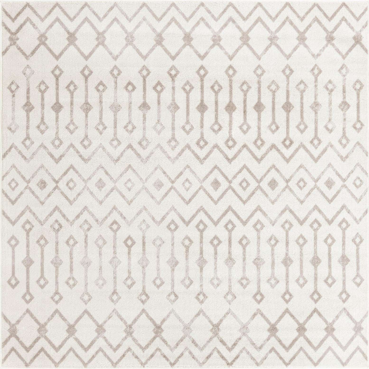 6' x 6' Bohemian Trellis Square Rug