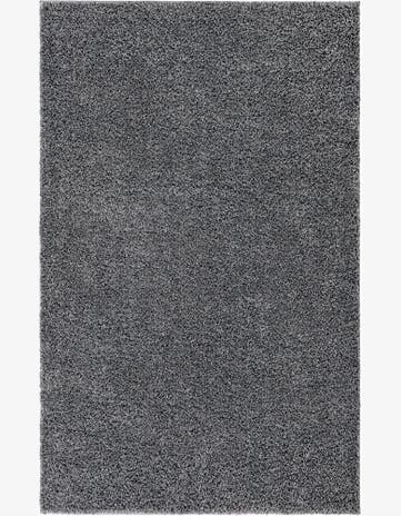 3' 3 x 5' 3 Soft Solid Shag Rug