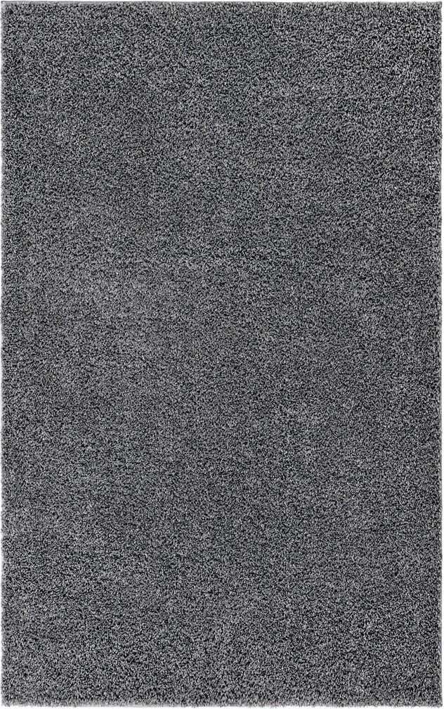 3' 3 x 5' 3 Soft Solid Shag Rug