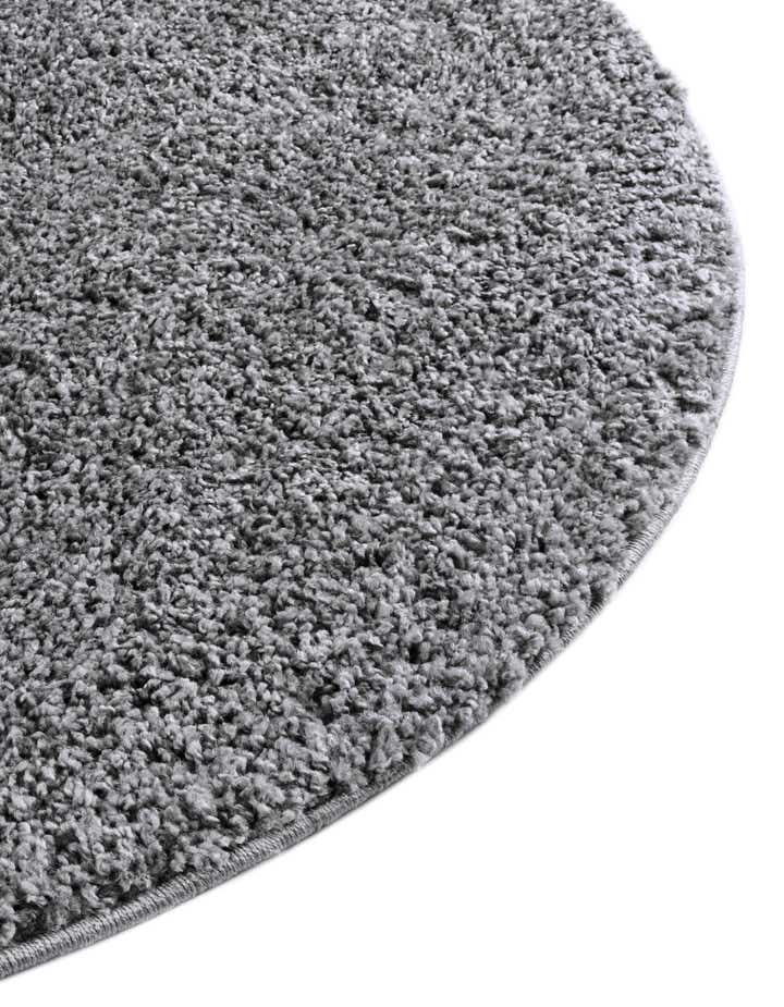 8' x 8' Soft Solid Shag Round Rug