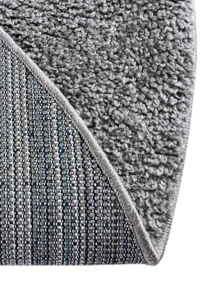 8' x 8' Soft Solid Shag Round Rug