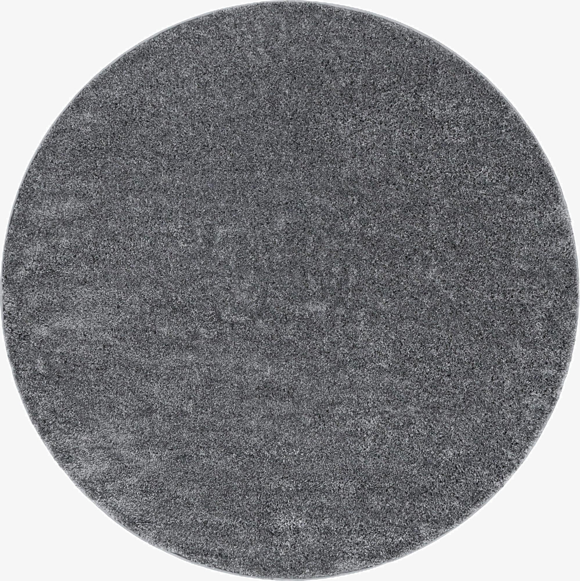 Primary image 3' 3 x 3' 3 Soft Solid Shag Round Rug