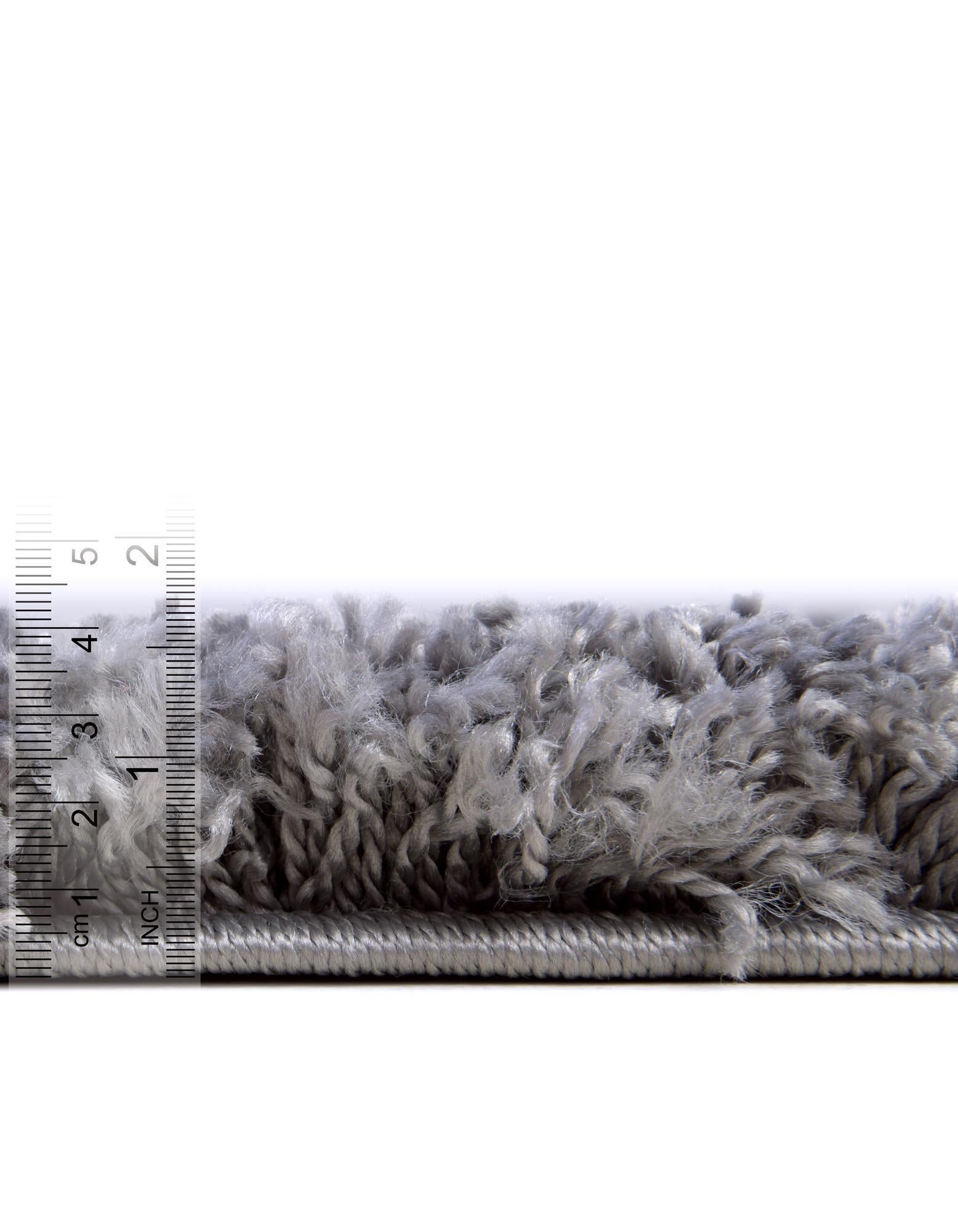 5' 3 x 5' 3 Soft Touch Shag Round Rug