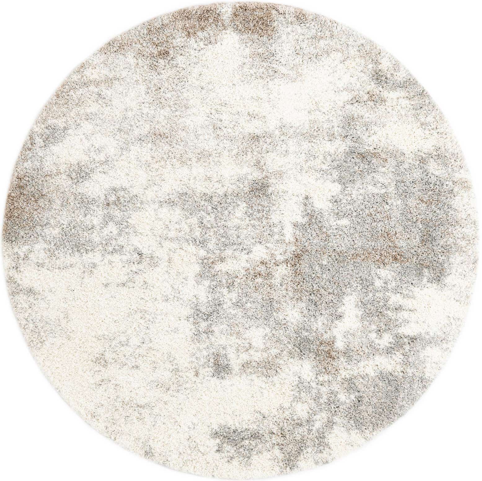7' 10 x 7' 10 Soft Touch Shag Round Rug