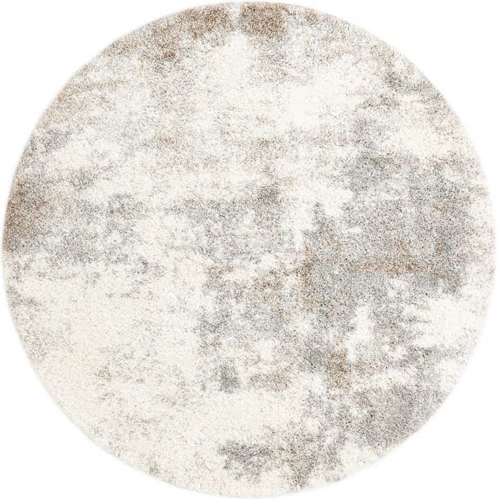 7' 10 x 7' 10 Soft Touch Shag Round Rug