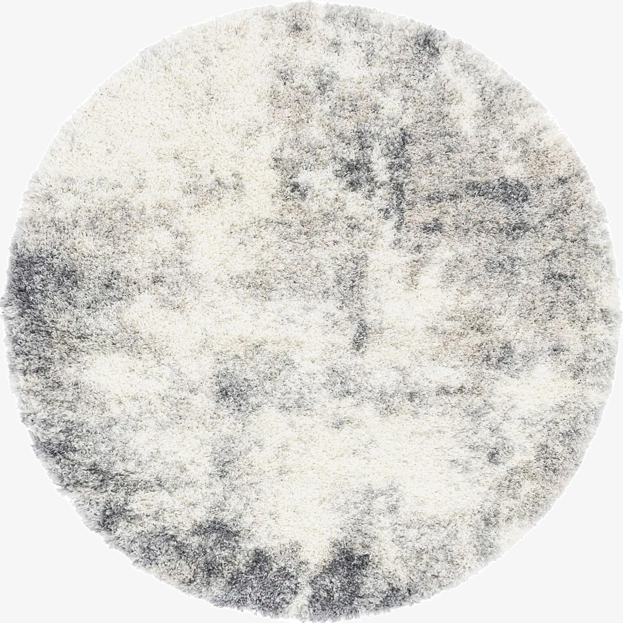 Primary image 160cm x 160cm Soft Touch Shag Round Alfombra