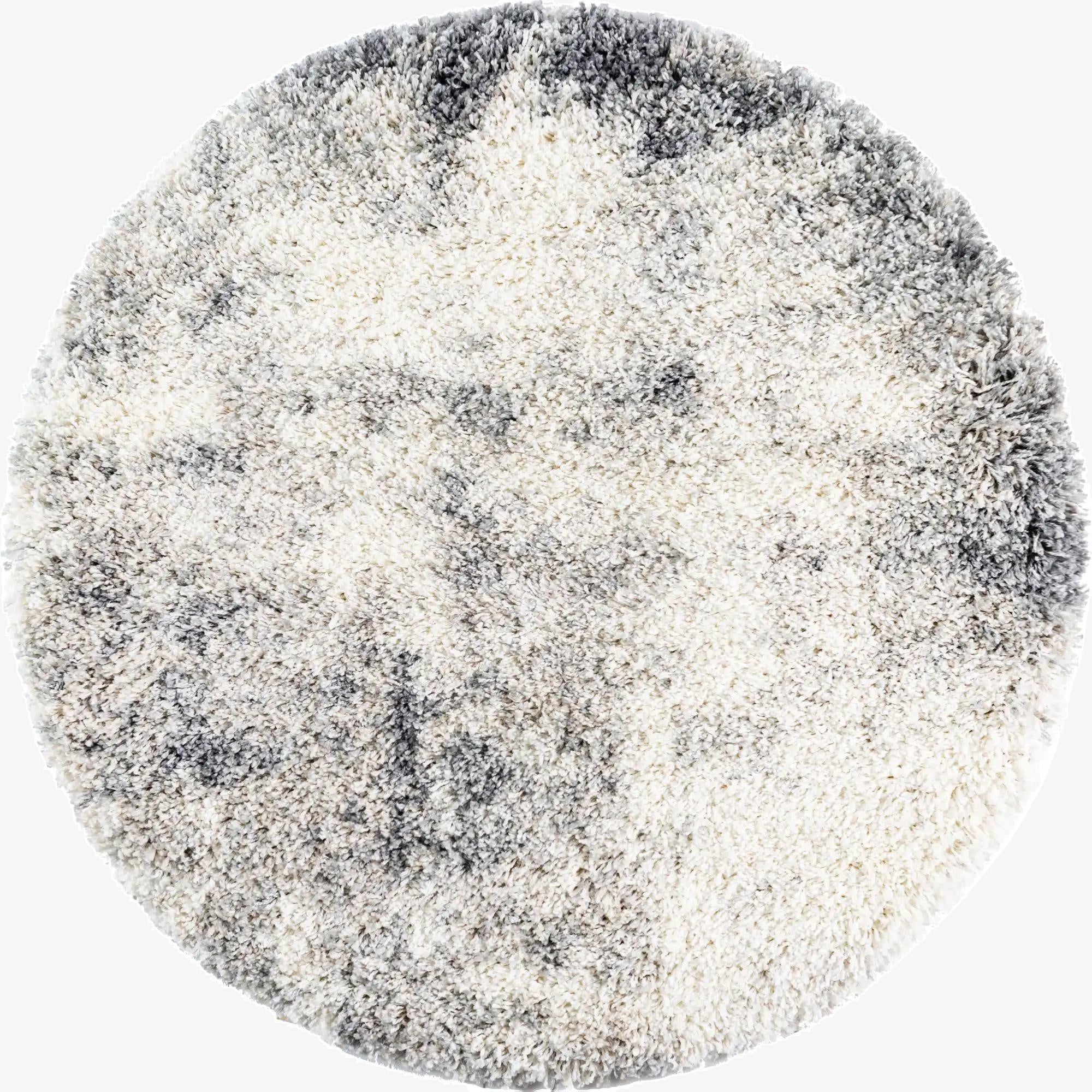 Primary image 100cm x 100cm Soft Touch Shag Round Alfombra