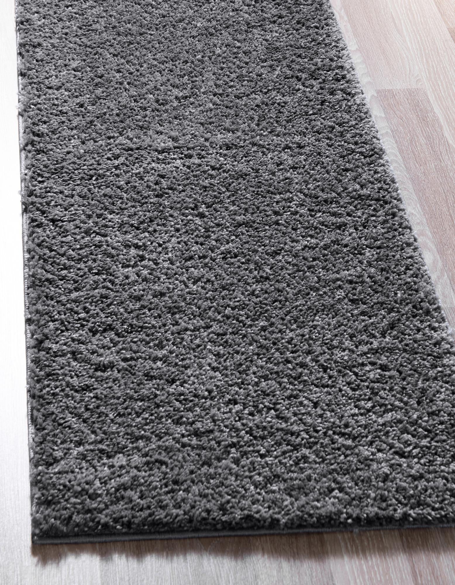 2' 7 x 13' Soft Solid Shag Runner Rug
