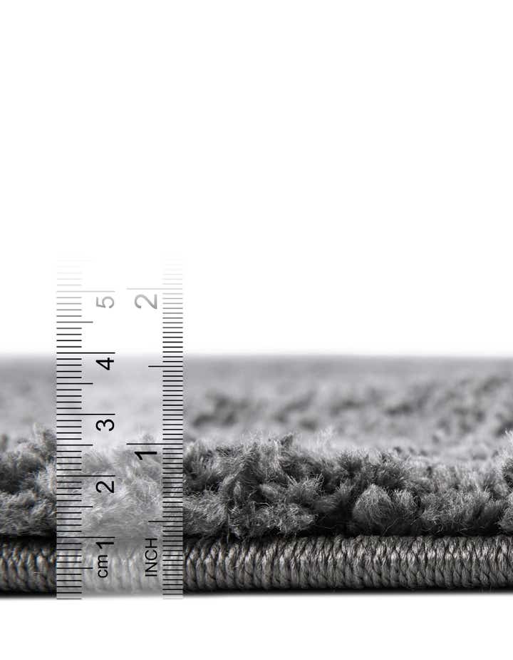 5' x 5' Soft Solid Shag Square Rug