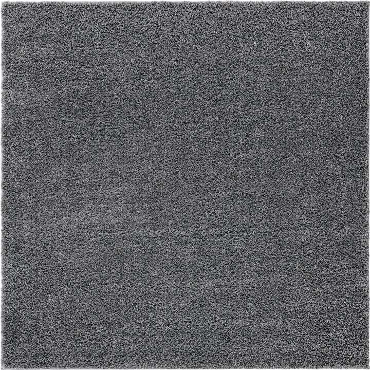 5' x 5' Soft Solid Shag Square Rug