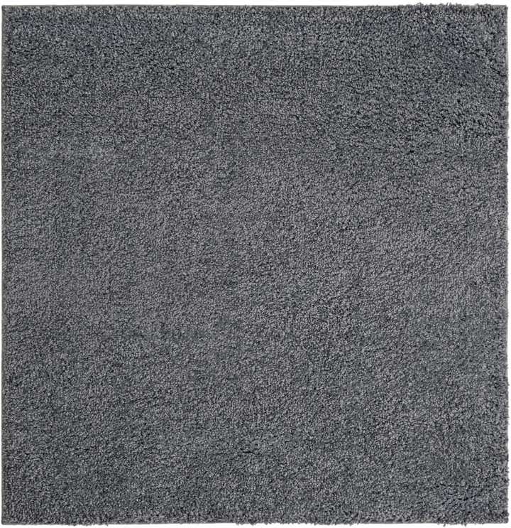 4' x 4' Soft Solid Shag Square Rug