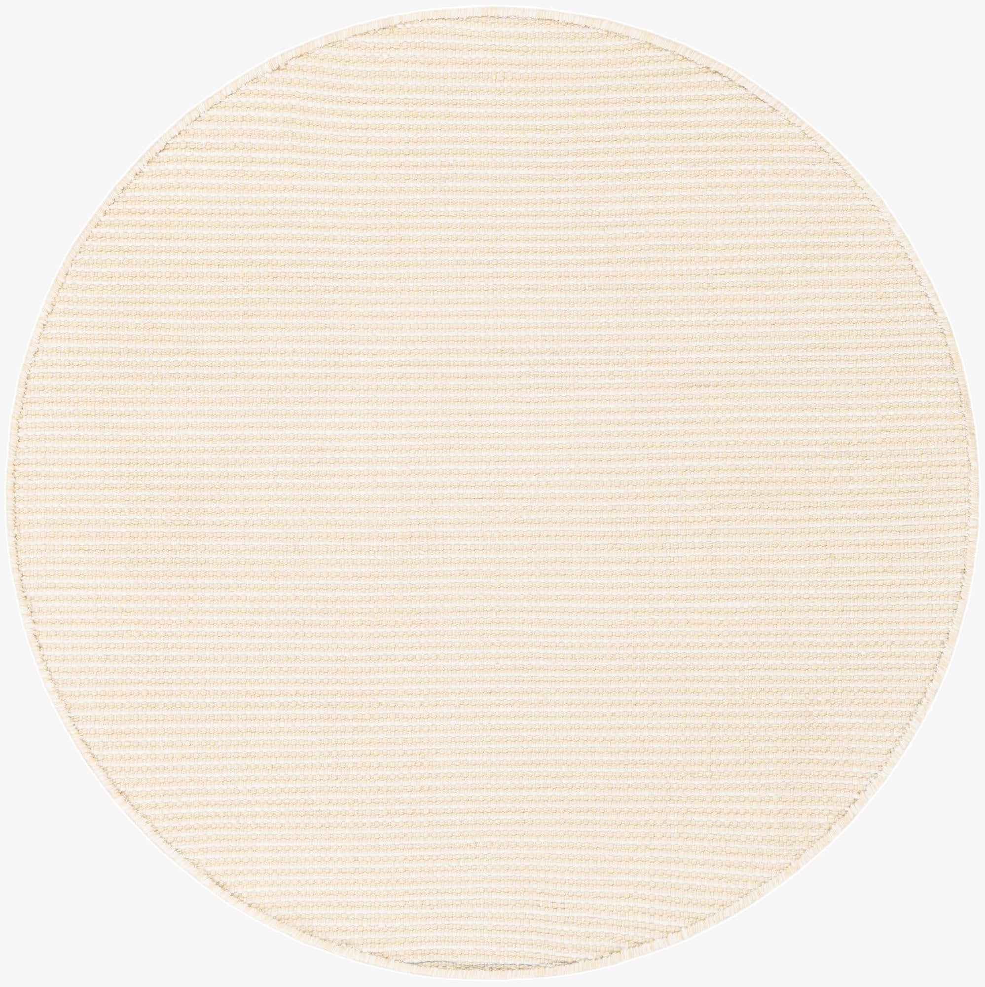 3' 3 x 3' 3  Washable Jill Zarin Palm Springs Indoor / Outdoor Round Rug