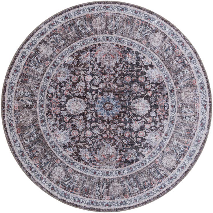Detail image of 7' 10 x 7' 10 Yara Round Rug