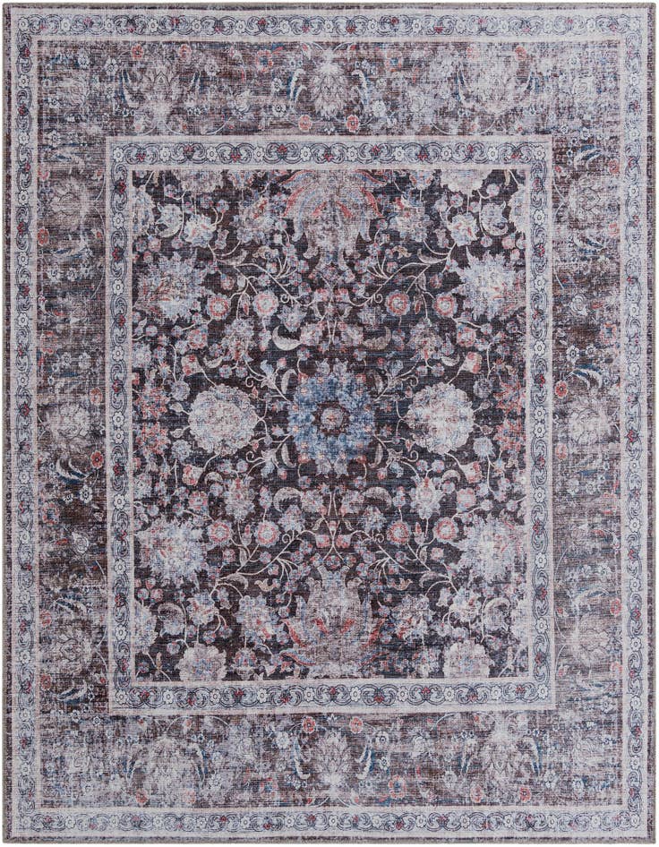 Detail image of 7' 10 x 7' 10 Washable Yara Square Rug