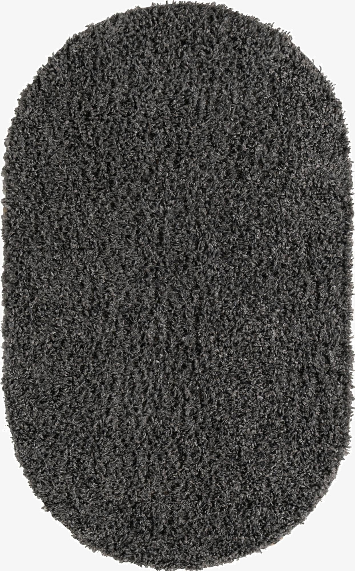 Primary image 5' 3 x 8' Zermatt Shag Oval Rug