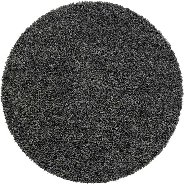 4' x 4' Zermatt Shag Round Rug