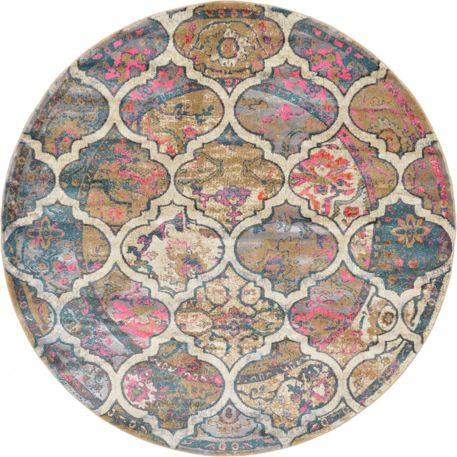 8' x 8' Percy · Lattice rug