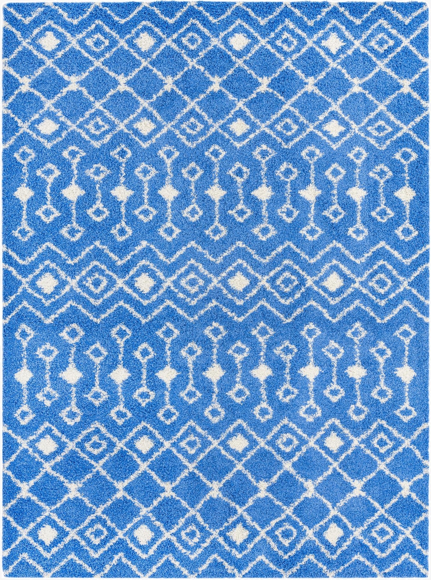 Primary image 10' 8 x 14' Moroccan Trellis Shag Rug