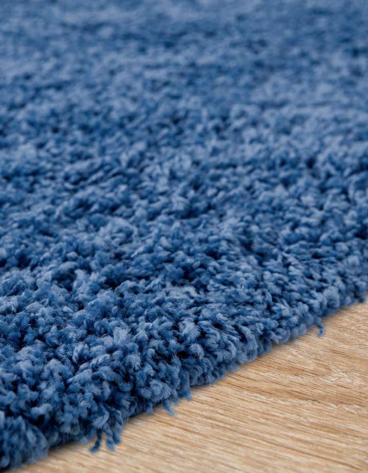 6' x 6' Solid Shag Round Rug