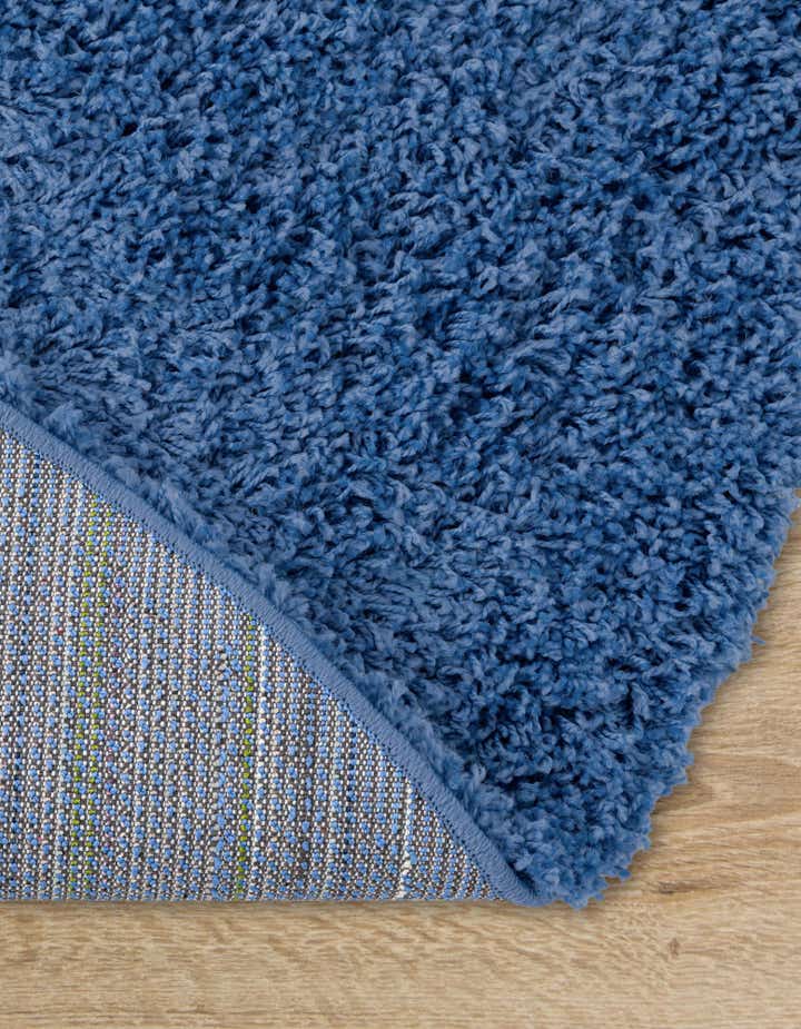 6' x 6' Solid Shag Round Rug