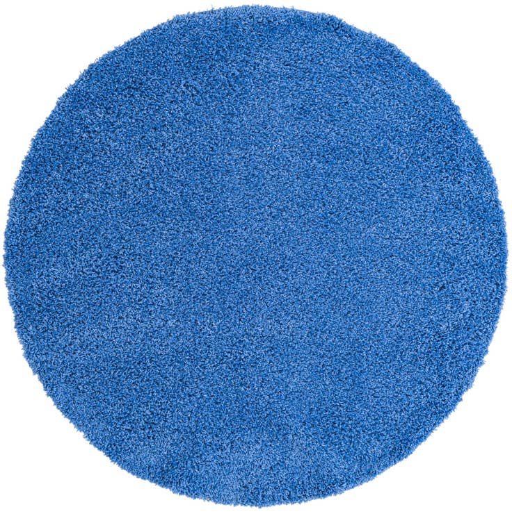 Detail image of 6' x 6' Solid Shag Round Rug
