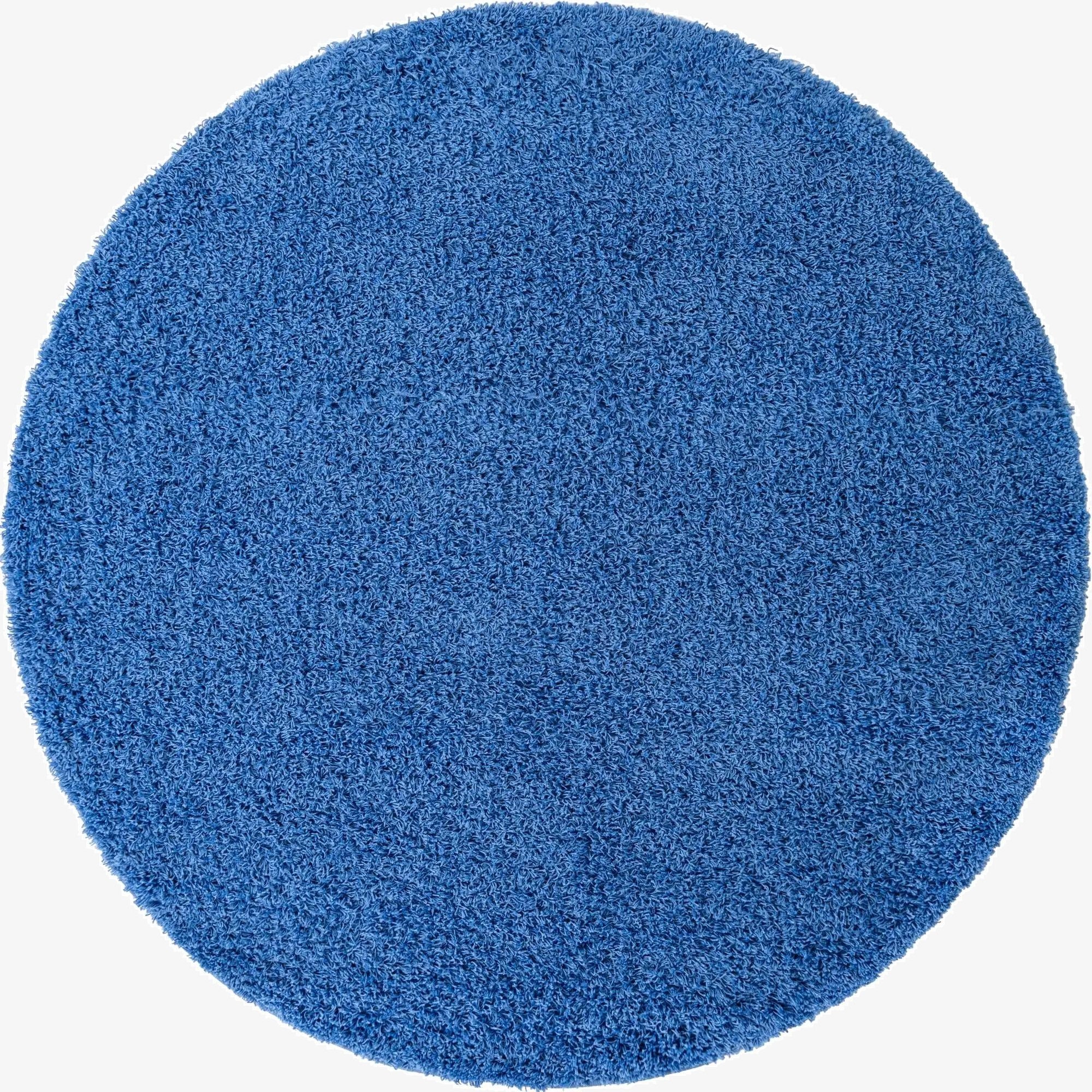 Primary image 240cm x 240cm Solid Shag Round Rug