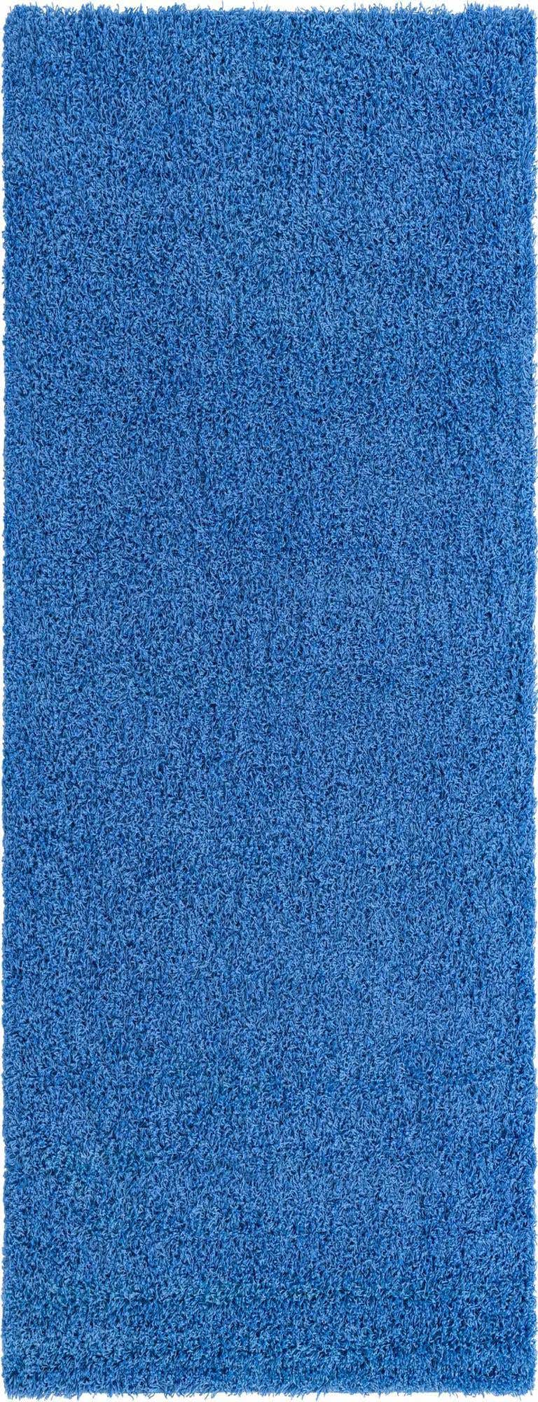 2' x 6' Solid Shag Runner Rug