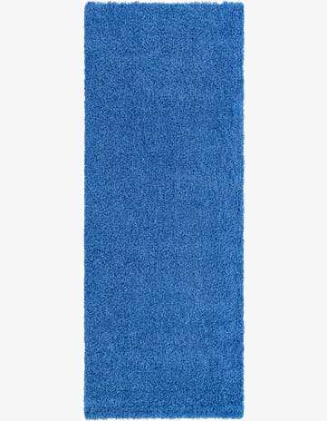 2' x 6' Solid Shag Runner Rug