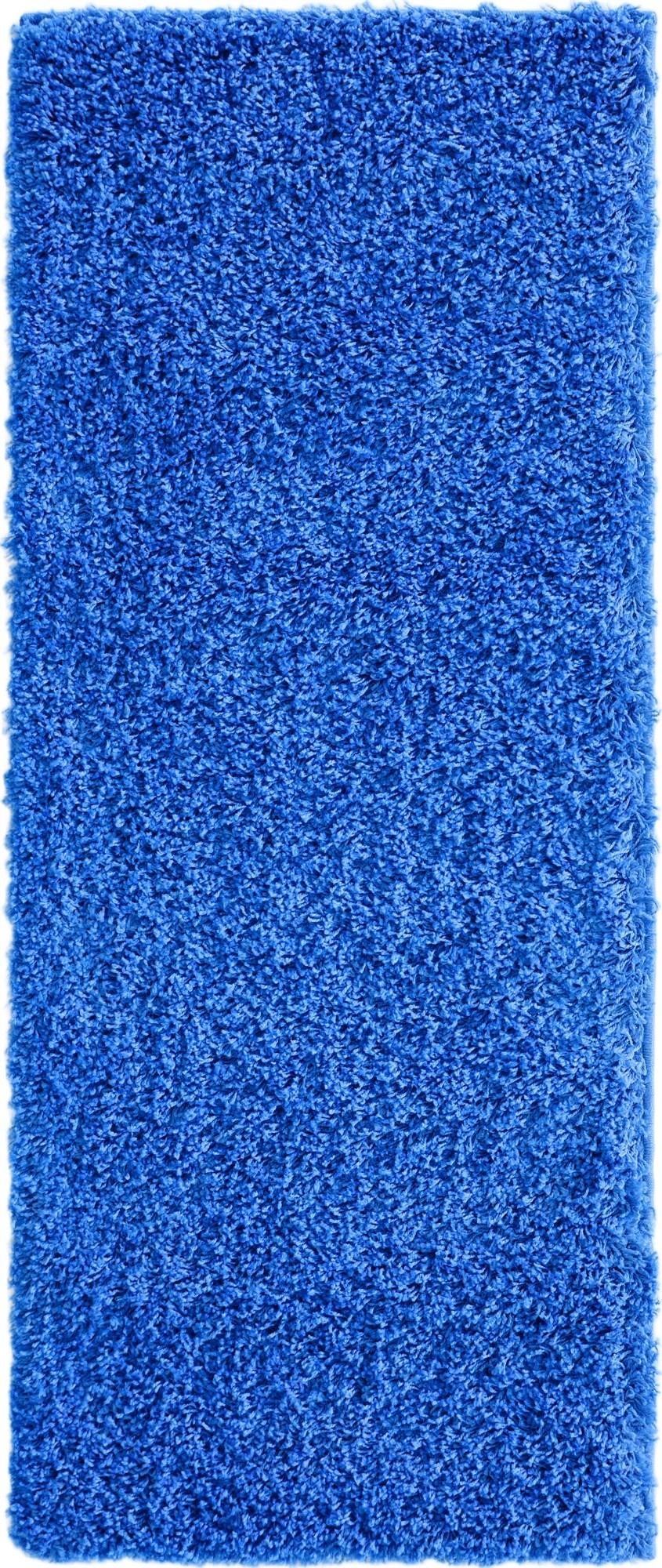 2' x 5' Solid Shag Runner Rug