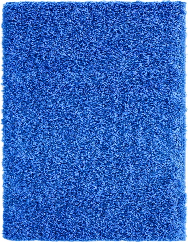 Detail image of 2' x 5' Solid Shag Runner Rug