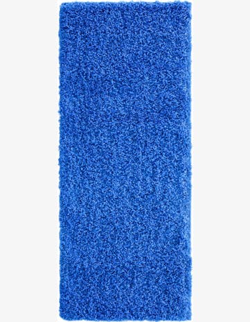 2' x 5' Solid Shag Runner Rug