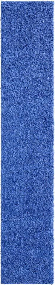 Detail image of 2' 7 x 14' Solid Shag Runner Rug