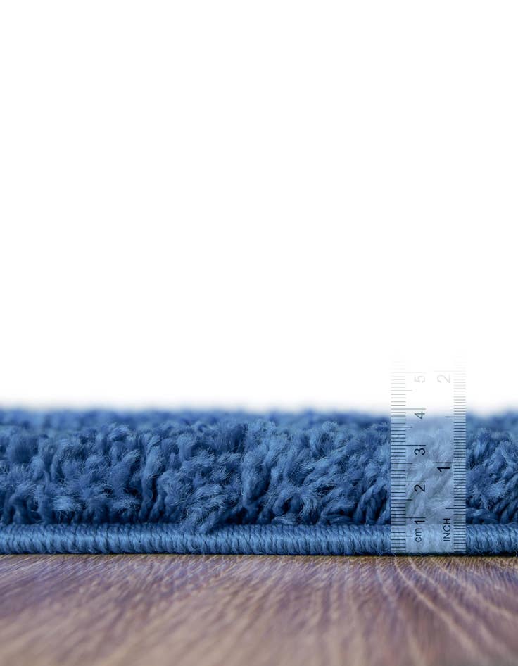 Detail image of 5' x 5' Solid Shag Square Rug
