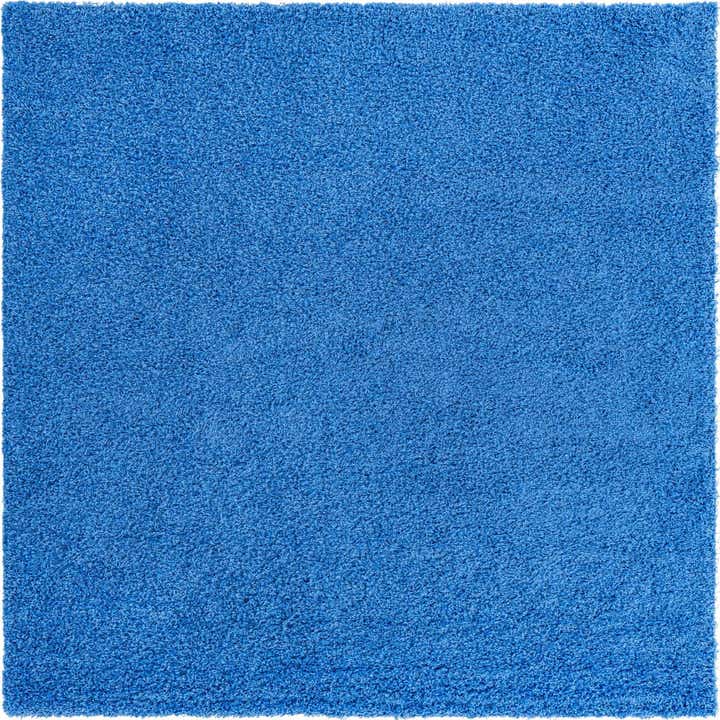 7' 10 x 7' 10 Solid Shag Square Rug