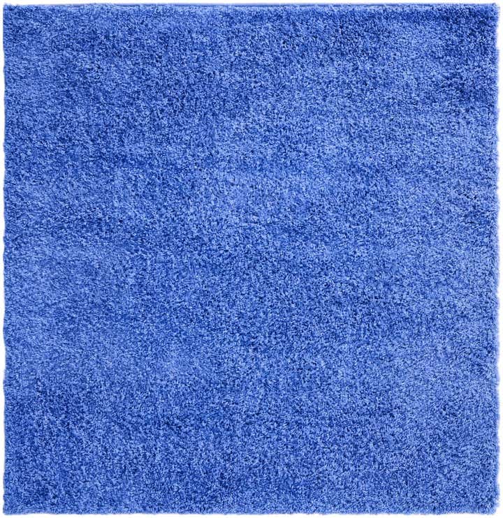 5' x 5' Solid Shag Square Rug