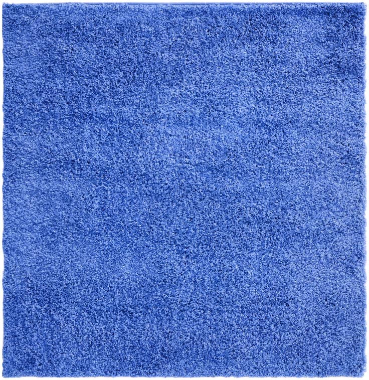Detail image of 5' x 5' Solid Shag Square Rug
