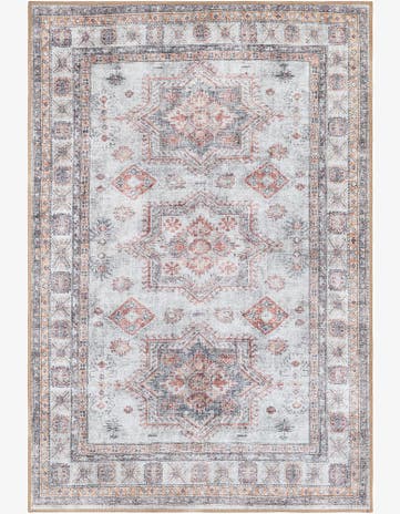 Pickett · Border Washable Rug, ivory